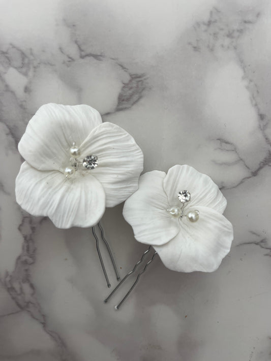 Tocado horquillas flores FR15