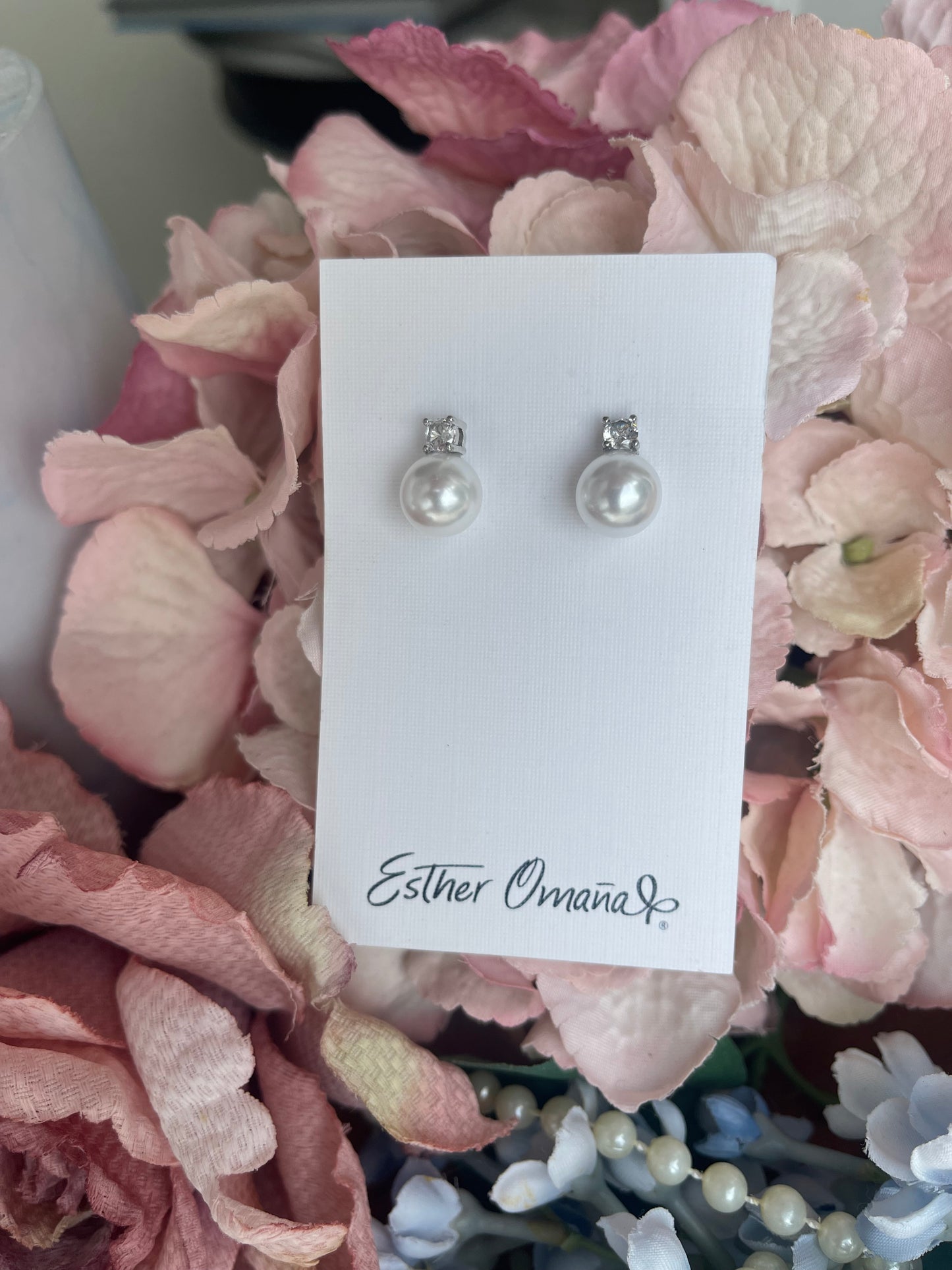 Aretes pequeños perla AR1027