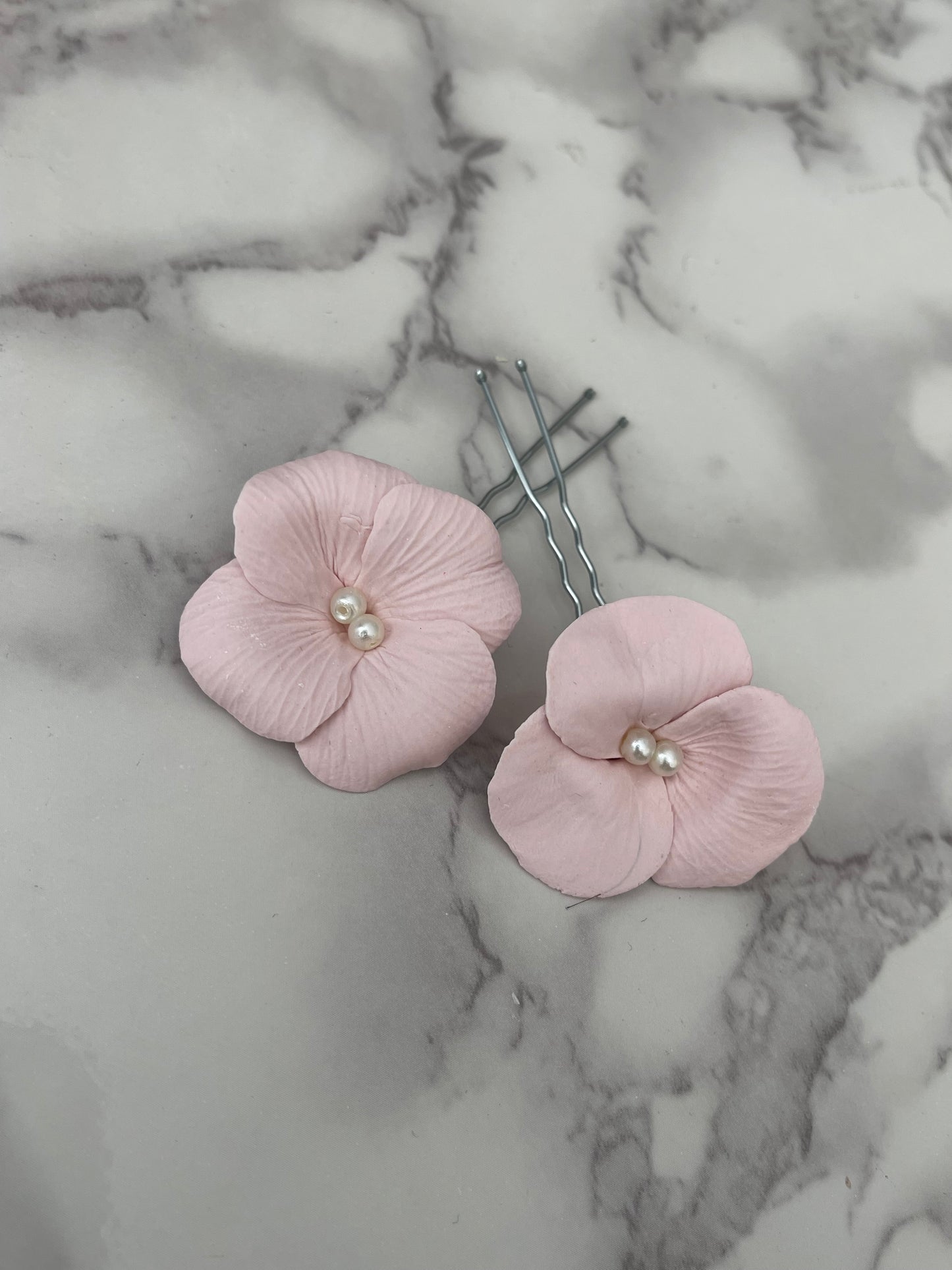Tocado floral rosa pastel FR07
