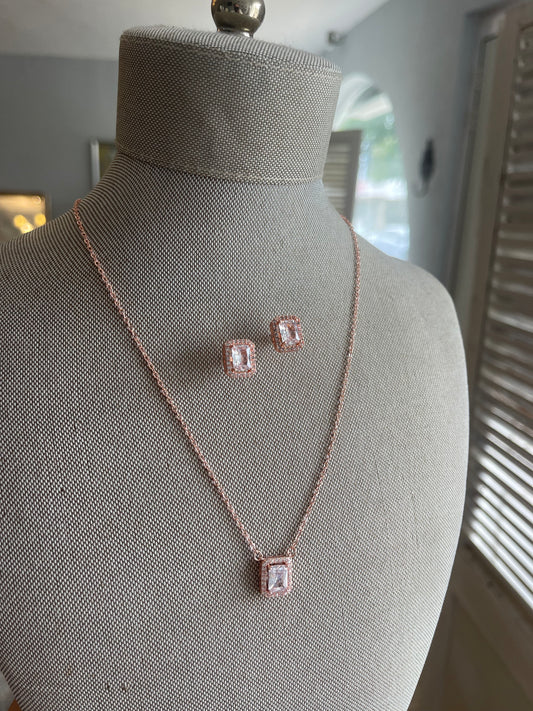 collar rose gold AR1046